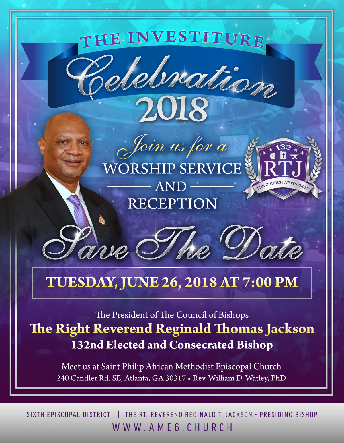 Bishop Reginald T. Jackson's Investiture Worship Service | Flipper ...